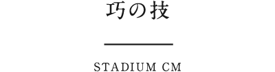 巧の技 STADIUM CM